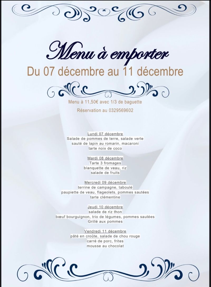 IMG_4059 | Restaurant Les 2 Frères Menu du distributeur et à emporter du 07 décembre au 13 décembre Ingersheim 1