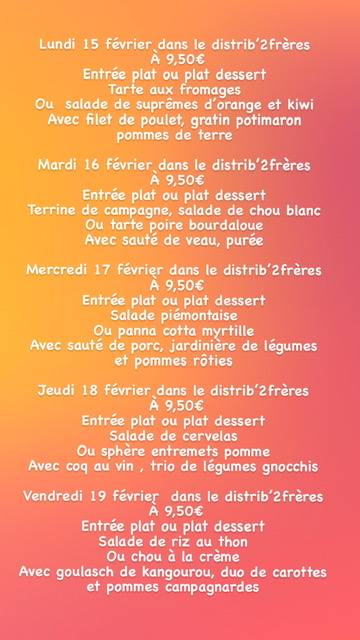 A63338EF 6B08 4780 A8D6 68A14811195E | Restaurant Les 2 Frères Dans le distrib’2frères du 15 février au 19 février Munster 0