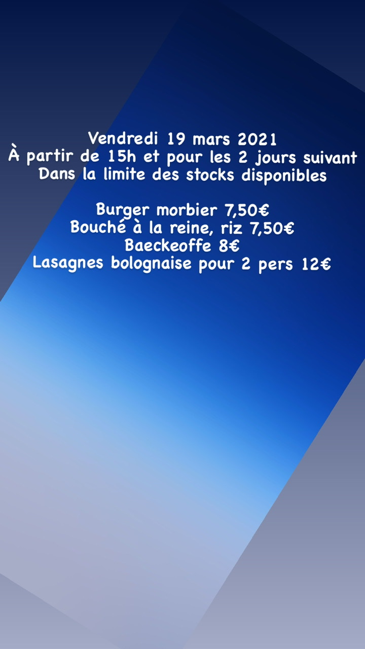 Dans le distrib’2frères du vendredi 19 mars au dimanche 21 mars La Bresse 0