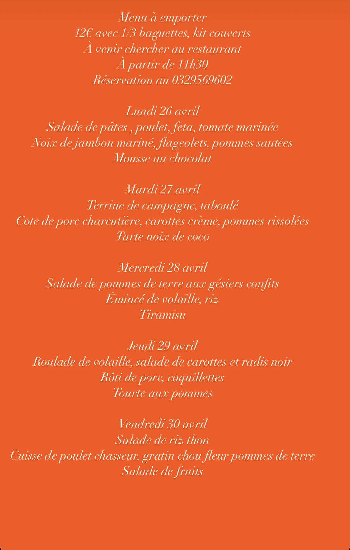 D150506D 12CA 414D B4D7 C2D3E1641809 | Restaurant Les 2 Frères Semaine du lundi 26 avril au dimanche 02 mai. À emporter chaud ou froid Wintzenheim 2