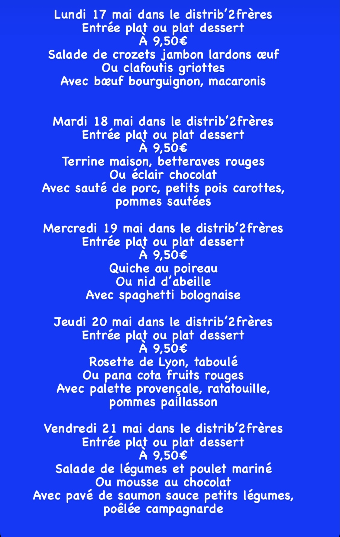 B9665DFF A1AD 4FE0 B152 AB90DD177FE9 | Restaurant Les 2 Frères Dans le distrib’2frères et à emporter chaud du lundi 17 mai au dimanche 23 mai Munster 1