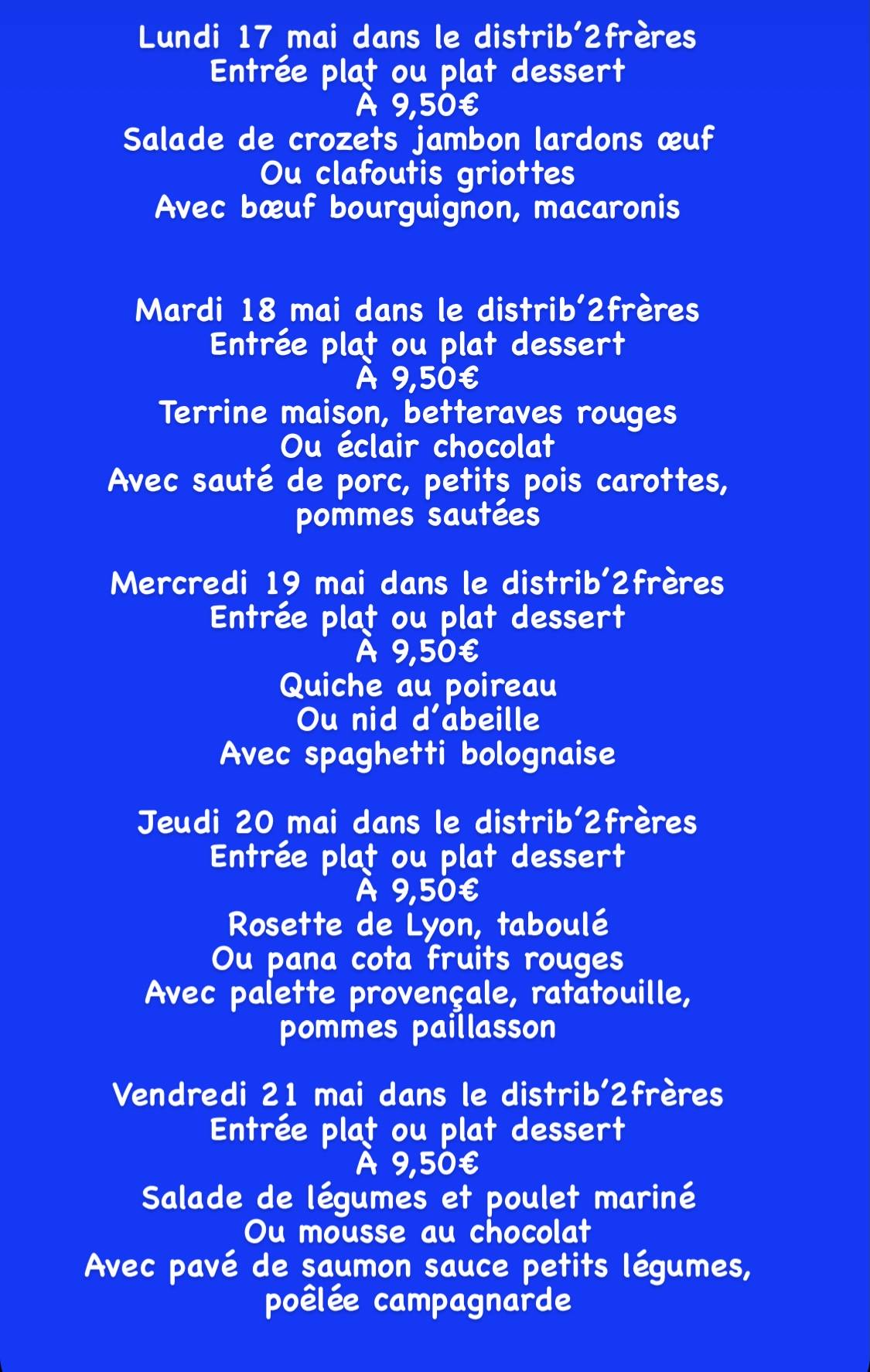 B9665DFF A1AD 4FE0 B152 AB90DD177FE9 | Restaurant Les 2 Frères Dans le distrib’2frères et à emporter chaud du lundi 17 mai au dimanche 23 mai Munster 1