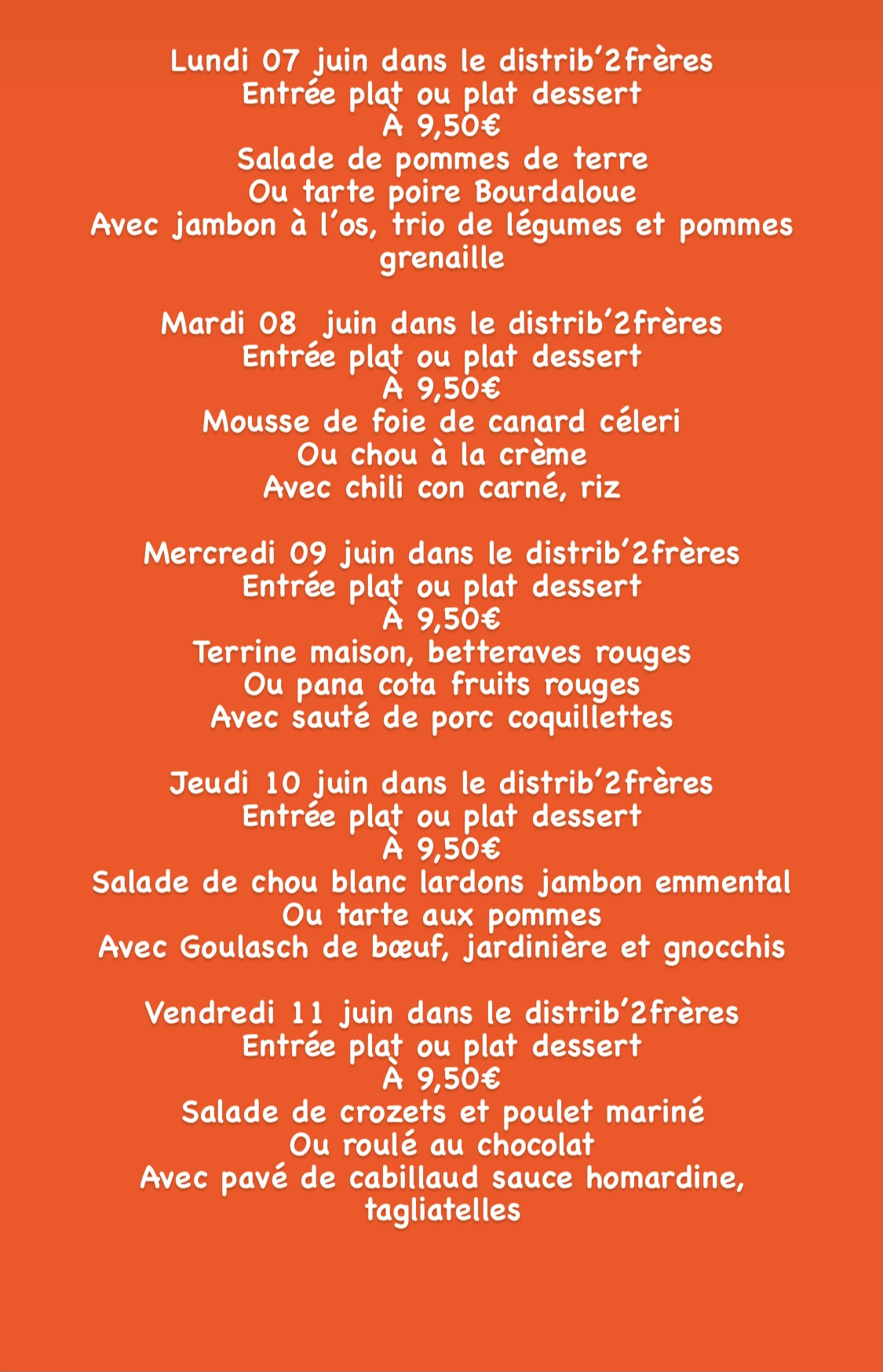 47E0DECC 7B3D 4895 953F 42DE2BFCDD83 | Restaurant Les 2 Frères Propositions à emporter la semaine du 07 juin au 13 juin Ribeauville 0