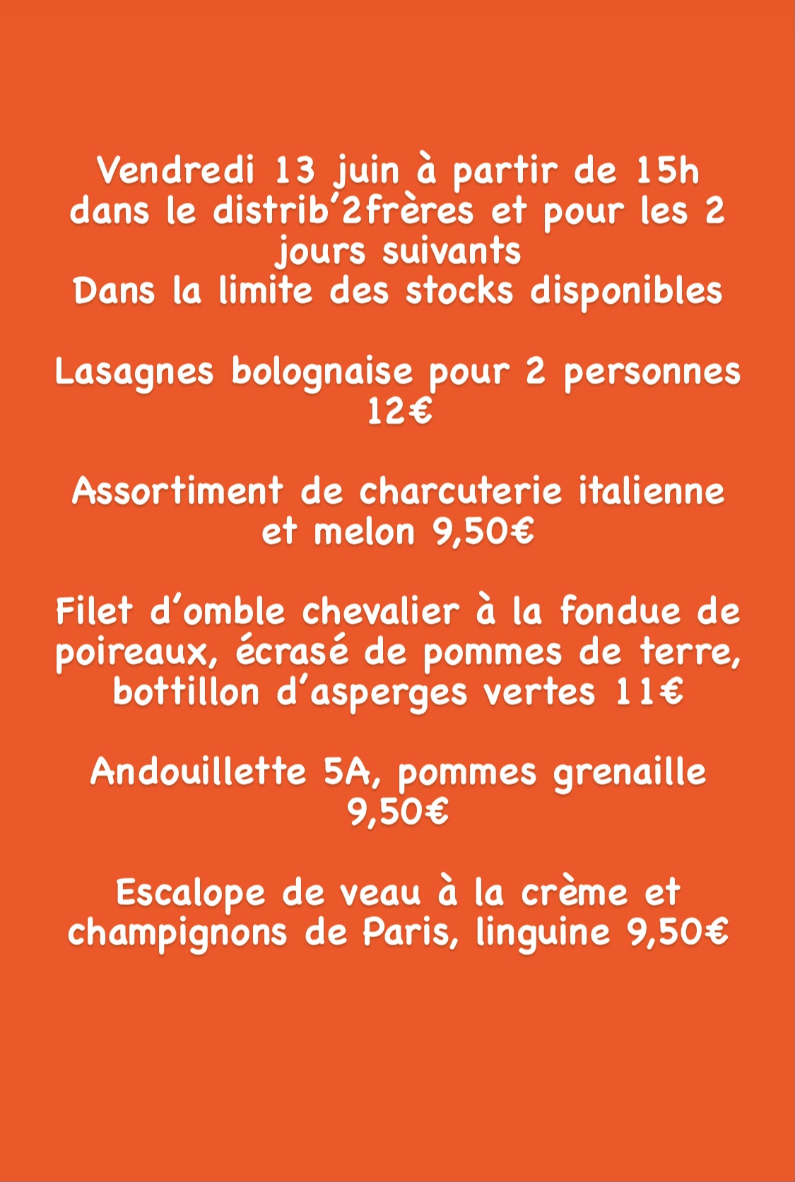 A006C38D 527D 4923 86F7 E149EAA02186 | Restaurant Les 2 Frères Propositions à emporter la semaine du 07 juin au 13 juin Sainte-Marie-aux-Mines 1