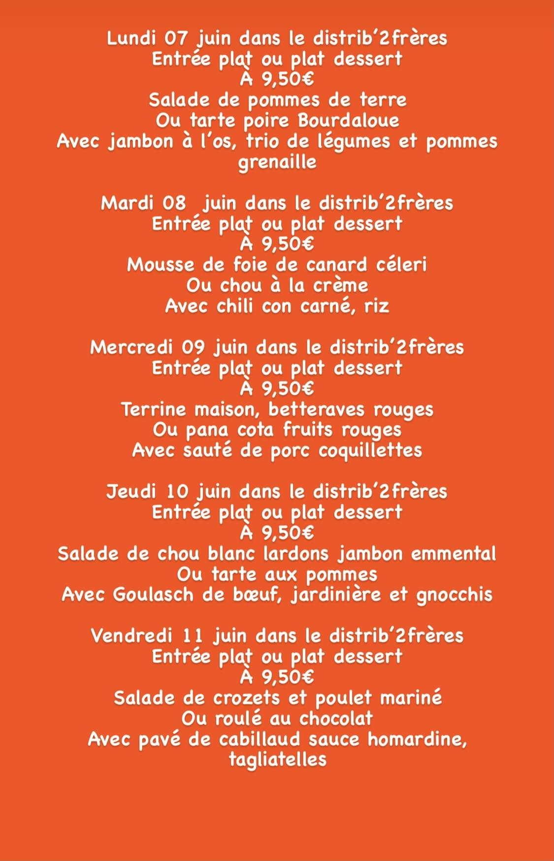 47E0DECC 7B3D 4895 953F 42DE2BFCDD83 | Restaurant Les 2 Frères Propositions à emporter la semaine du 07 juin au 13 juin Ribeauville 0