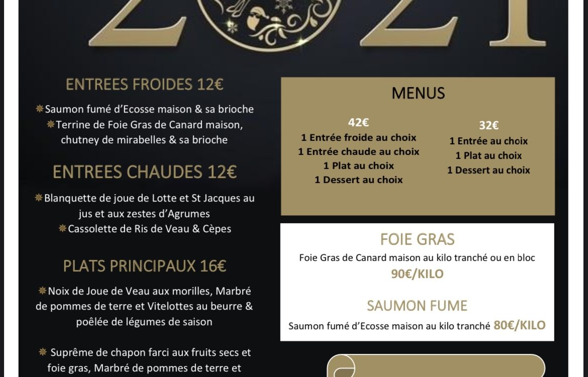 Découvrez nos propositions de plats à emporter pour les fêtes de fin d’année Sainte-Marie-aux-Mines